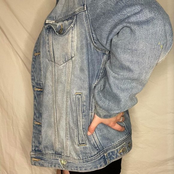 Guess Oversized Jean Jacket - Picture 2 of 3